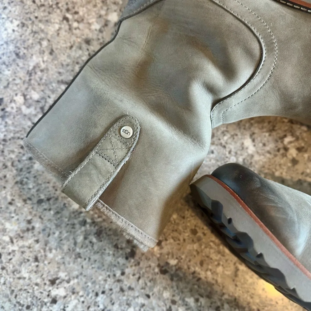 UGG l Vibram Sole l Standstone Worker Boot l Grey l Size: 7M/9W